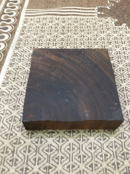 Square of squares Repeat Pattern, hand carved Indian wood printing block; textile stamp; pottery stamp,