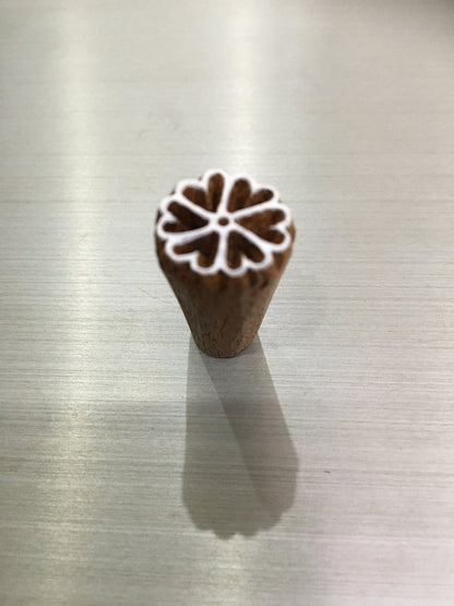 Tiny Flower Indian Artistic Handicraft Items Wooden Printing Block, Pottery stamp, Tjaps, Textile Stamp, Printing Stamp Blocks