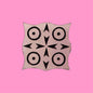 Tile 3 pottery stamp ceramic mold scrapbooking Tjap batik printing floral carved stamps.