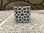 Arabesque Elegance: Exquisite Square Arabic Pattern Wooden Printing Blocks for Artistic Creations , wood block stamp, pottery stamps