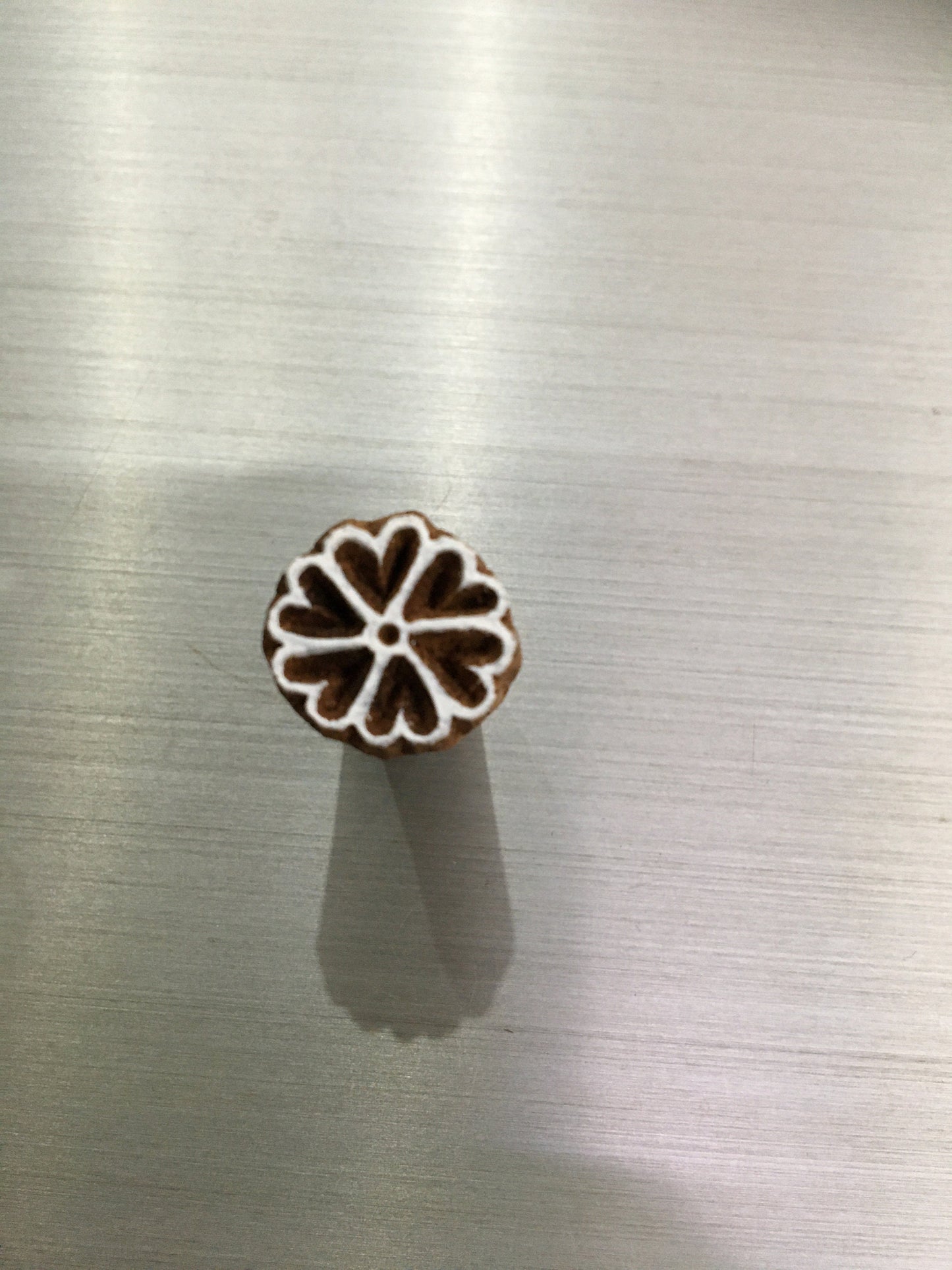 Tiny Flower Indian Artistic Handicraft Items Wooden Printing Block, Pottery stamp, Tjaps, Textile Stamp, Printing Stamp Blocks