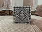 Tile 5 pottery stamp ceramic mold scrapbooking tjap batik printing floral carved stamps.