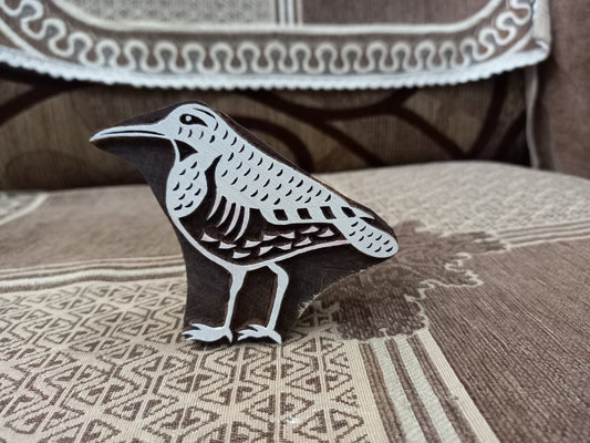 Sitting Humming Bird ,pottery stamp ceramic mold scrapbooking tjap batik printing floral carved stamps.