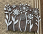 A Meadow hand carved Indian wood printing block